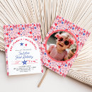 Search for fourth of july birthday invitations Little firecracker