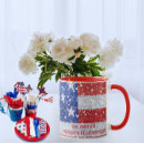 Search for 4th anniversary mugs Red white and blue