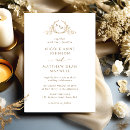 Search for formal monogram wedding invitations Classy