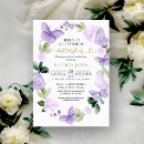 Search for butterfly bridal shower invitations Watercolor