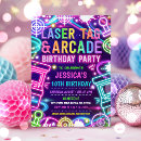 Search for laser tag invitations Gaming party