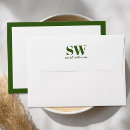 Search for forest green envelopes Modern
