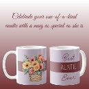 Search for best aunt ever mugs Purple
