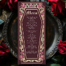 Search for red and gold wedding menus Elegant