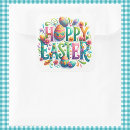 Search for happy easter greeting stickers Bunny