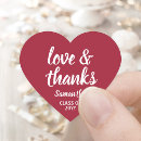 Search for red love hearts stickers For her