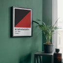 Search for red white and black posters For him