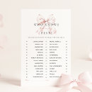 Search for paper baby shower games Pink bow
