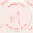 Search for pink unicorn stickers Birthday party