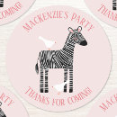 Search for zebra and pink stickers For kids