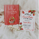 Search for berry sweet baby shower invitations Strawberry
