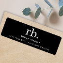 Search for for guys return address labels Black and white
