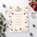 Search for cream burgundy wedding invitations Wildflowers