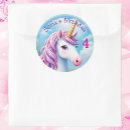 Search for cute rainbow unicorn stickers Kids