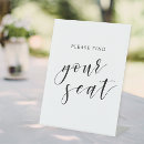 Search for please find your seat signs Reception