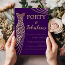 Search for fab forty invitations Gold