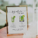 Search for signature cocktails Newly weds