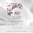 Search for turning 80 invitations Eighty