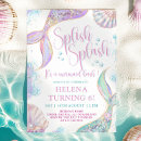 Search for splish splash invitations Mermaid tails
