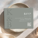 Search for green rsvp cards Minimalist