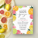 Search for bright floral bridal shower invitations Greenery