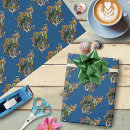 Search for sea creature wrapping paper Green