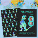 Search for scary dinosaur invitations Boy