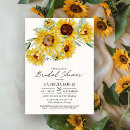 Search for rustic sunflower bridal shower invitations Greenery