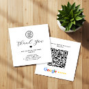 Search for feedback business cards Review us on google