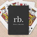 Search for unusual playing cards Black and white