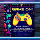 Search for arcade party invitations Retro