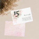 Search for quinceanera enclosure cards 15 years old