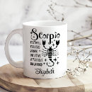 Search for black scorpio mugs Zodiac