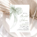 Search for sage bridal shower invitations Minimal