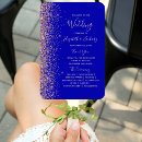 Search for royal blue and gold wedding programs Elegant