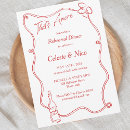 Search for italian rehearsal dinner invitations Hand drawn