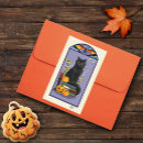 Search for vintage halloween black cat stickers Pumpkins