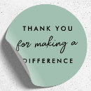 Search for making a difference stickers Thank you