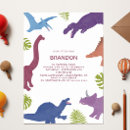 Search for cute dinosaur invitations Prehistoric