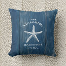 Search for blue starfish cushions Beach house