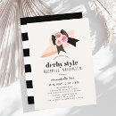Search for kentucky derby shower invitations Pink