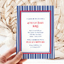 Search for corporate bbq invitations Red white and blue