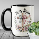 Search for he is risen mugs Christian easter
