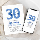 Search for monogram birthday invitations Modern