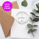 Search for large rubber stamps Round