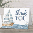Search for nautical thank you cards Ahoy its a boy