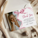 Search for pink bow thank you cards Trendy