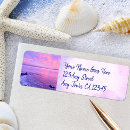 Search for sunset return address labels Ocean