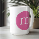 Search for circle monogram mugs Modern