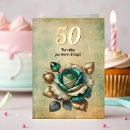 Search for 50th green birthday cards Fiftieth